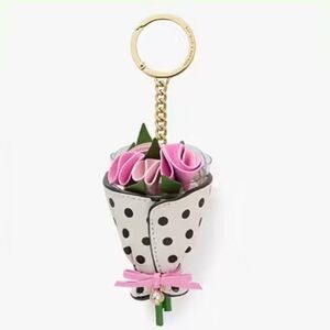 KATE SPADE FLORA FLOWER BOUQUET BAG CHARM